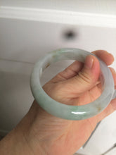 Load image into Gallery viewer, Reserved! Please don't order. 56.8mm certified type A 100% Natural icy watery green/white/brown/purple jadeite jade bangle Z127-4408