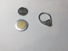 Load image into Gallery viewer, 100% natural type A icy watery light green four-prong jadeite jade ring PA79