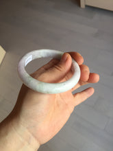 Load image into Gallery viewer, 56.6mm certificated Type A 100% Natural green purple white Jadeite Jade bangle BL67-6247