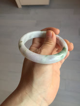 Load image into Gallery viewer, 56.6mm certificated Type A 100% Natural green purple white Jadeite Jade bangle BL66-6241