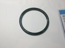 Load image into Gallery viewer, 58.5mm Certified Type A 100% Natural icy watery light green/blue/gray Guatemala slim round cut Jadeite bangle BG94-2498