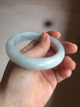 Load image into Gallery viewer, 54.8mm certified type A 100% Natural icy watery green/white/brown jadeite jade bangle Z126-4403