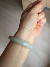 Load image into Gallery viewer, 53.8mm certified 100% natural Type A icy watery green brown purple jadeite jade bangle BL113-9438