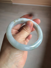 Load image into Gallery viewer, 54.8mm certified type A 100% Natural icy watery green/white/brown jadeite jade bangle Z126-4403