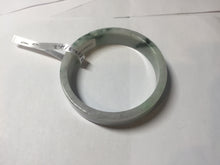 Load image into Gallery viewer, 51.8mm Certified type A 100% Natural green/purple Jadeite Jade square bangle F111-7277