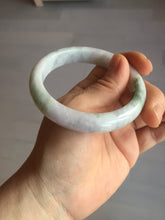 Load image into Gallery viewer, 56.6mm certificated Type A 100% Natural green purple white Jadeite Jade bangle BL66-6241