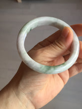 Load image into Gallery viewer, 56.6mm certificated Type A 100% Natural green purple white Jadeite Jade bangle BL66-6241