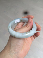 Load image into Gallery viewer, 54.8mm certified type A 100% Natural icy watery green/white/brown jadeite jade bangle Z126-4403