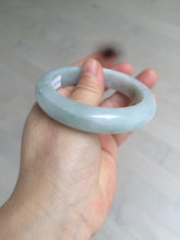 Load image into Gallery viewer, 54.8mm certified type A 100% Natural icy watery green/white/brown jadeite jade bangle Z126-4403