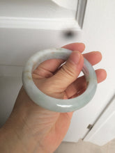Load image into Gallery viewer, 54.8mm certified type A 100% Natural icy watery green/white/brown jadeite jade bangle Z126-4403