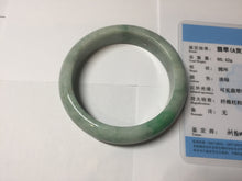 Load image into Gallery viewer, 56mm Certified Type A 100% Natural sunny green Jadeite Jade bangle AU8-4428
