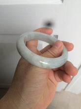 Load image into Gallery viewer, 54.8mm certified type A 100% Natural icy watery green/white/brown jadeite jade bangle Z126-4403
