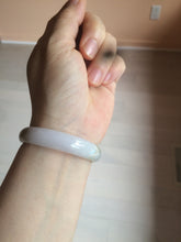 Load image into Gallery viewer, 50mm Certified Type A 100% Natural green brown black purple oval Jadeite Jade bangle AX60-7545