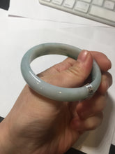Load image into Gallery viewer, 52.5mm Certificated Type A100% sunny green/dark green Jadeite Jade bangle F06-5007