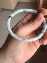 Load image into Gallery viewer, 60.2mm certified Type A 100% Natural sunny green red brown slim round cut Jadeite Jade bangle PH209-6198