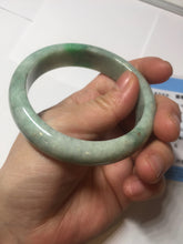 Load image into Gallery viewer, 56mm Certified Type A 100% Natural sunny green Jadeite Jade bangle AU8-4428