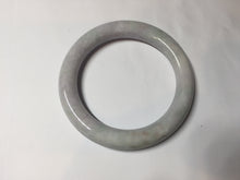 Load image into Gallery viewer, 58.3mm certified 100% natural light green/white/purple/red chubby round cut jadeite jade bangle BS36-(5567)