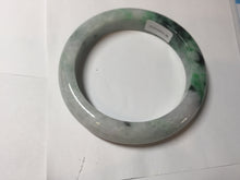 Load image into Gallery viewer, 54.6mm certified Type A 100% Natural sunny green white purple Jadeite Jade bangle BQ46-4148