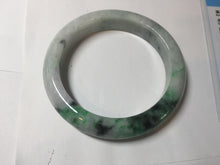 Load image into Gallery viewer, 54.6mm certified Type A 100% Natural sunny green white purple Jadeite Jade bangle BQ46-4148