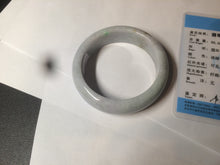 Load image into Gallery viewer, 54mm Certified type A 100% Natural sunny green/white/purple/red (Fu Lu Shou) chubby Jadeite bangle AZ132-9660