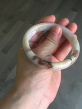 Load image into Gallery viewer, 57.1mm certified 100% natural type A green/red/brown jadeite jade bangle GL37-17-8651