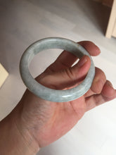 Load image into Gallery viewer, 56.8mm certified Type A 100% Natural light green brown Jadeite Jade bangle D141-4034