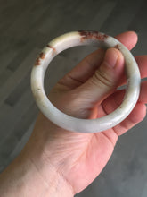 Load image into Gallery viewer, 57.1mm certified 100% natural type A green/red/brown jadeite jade bangle GL37-17-8651