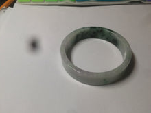 Load image into Gallery viewer, 51.7mm Certified type A 100% Natural sunny green/purple square Jadeite Jade bangle AZ55-7273