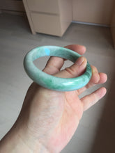 Load image into Gallery viewer, Shopify only. 56.5mm certified 100% natural type A dark green sunny green jadeite jade bangle BH82-8224