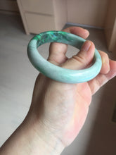 Load image into Gallery viewer, Shopify only. 56.5mm certified 100% natural type A dark green sunny green jadeite jade bangle BH82-8224