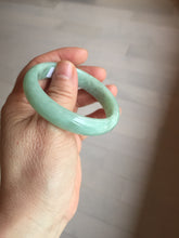 Load image into Gallery viewer, 50.5mm certified 100% natural Type A sunny green oval jadeite jade bangle PC21-0169