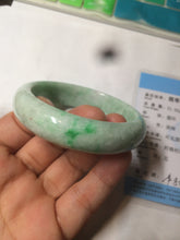 Load image into Gallery viewer, 51.5mm certificated Type A 100% Natural sunny green Jadeite Jade bangle AY33-0435