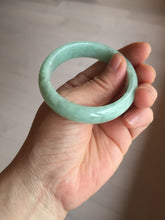 Load image into Gallery viewer, 50.5mm certified 100% natural Type A sunny green oval jadeite jade bangle PC21-0169
