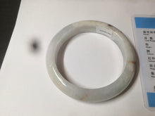 Load image into Gallery viewer, 56.8mm certified 100% natural type A light green/white/red jadeite jade bangle AR81-4080