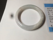 Load image into Gallery viewer, 56.8mm certified 100% natural type A light green/white/red jadeite jade bangle AR81-4080
