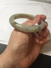 Load image into Gallery viewer, 53.8mm certified Type A 100% Natural icy light green/yellow/purple Jadeite Jade bangle F100-3517