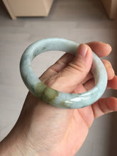 Load image into Gallery viewer, 57.5mm certified Type A 100% Natural dark green/brown/yellow Jadeite Jade bangle D142-4073