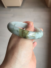 Load image into Gallery viewer, 57.5mm certified Type A 100% Natural dark green/brown/yellow Jadeite Jade bangle D142-4073