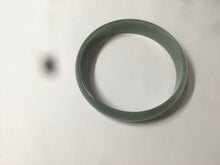 Load image into Gallery viewer, 51.6mm certified Type A 100% Natural oily dark green thin style Jadeite jade bangle M87-2820