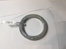 Load image into Gallery viewer, 55.7mm Certified Type A 100% Natural watery light purple/green/white Jadeite Jade bangle F99-3522