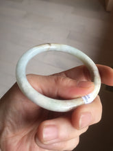 Load image into Gallery viewer, 55mm certified Type A 100% Natural light green red brown round cut Jadeite Jade bangle PH204-6199