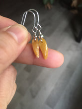 Load image into Gallery viewer, 100% Natural type A light green yellow purple white hot pepper jadeite Jade beads earring group AF100 (add-on item, Not for sale individually)