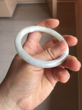 Load image into Gallery viewer, 55mm certified Type A 100% Natural light green red brown round cut Jadeite Jade bangle PH204-6199