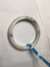 Load image into Gallery viewer, 59.4mm Certified 100% natural type A fresh green white jadeite jade bangle F121-9545