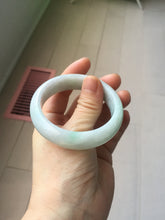 Load image into Gallery viewer, 51mm certified Type A 100% Natura light sunny green white purple Jadeite jade bangle PH160-4669