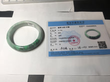 Load image into Gallery viewer, Shopify only. 56.5mm certified 100% natural type A dark green sunny green jadeite jade bangle BH82-8224