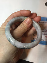 Load image into Gallery viewer, 56.4 mm certificated Type A 100% Natural green purple yellow Jadeite Jade bangle BL64-6220