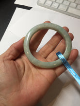 Load image into Gallery viewer, 54.6mm certified 100% natural Type A sunny green jadeite jade bangle E47-0222