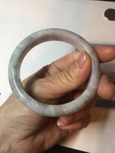 Load image into Gallery viewer, 56.4 mm certificated Type A 100% Natural green purple yellow Jadeite Jade bangle BL64-6220