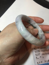 Load image into Gallery viewer, 56.4 mm certificated Type A 100% Natural green purple yellow Jadeite Jade bangle BL64-6220